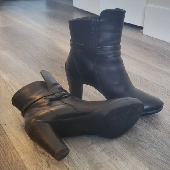 ECCO leather boots - size 37 - Picture 3 of 3